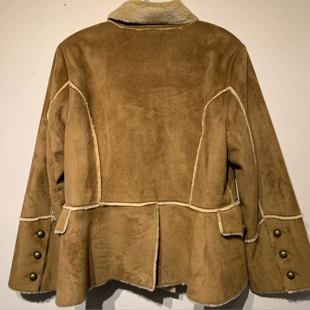 Vintage Guillaume Faux Leather Jacket XL-1X - Picture 6 of 10